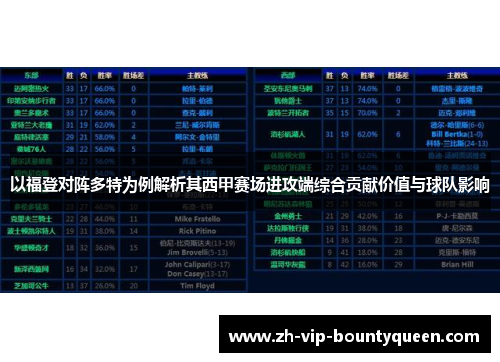 以福登对阵多特为例解析其西甲赛场进攻端综合贡献价值与球队影响